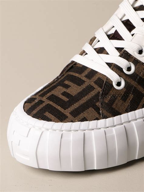 fendi white skate sneakers|Fendi sneakers for ladies.